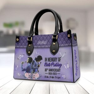 Elvis Presley Leather HandBag - ANHNV 1871