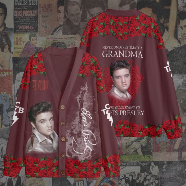 Elvis Presley Unisex Knitted Cardigan - ANHNV 1874