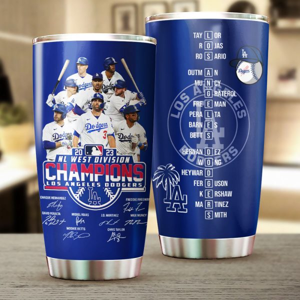 Los Angeles Dodgers Tumbler Cup - ANHNV 1889