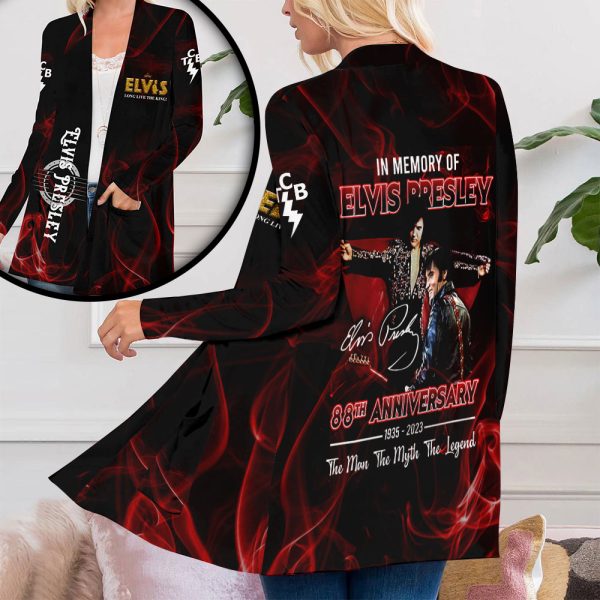 Elvis Presley Women's Patch Pocket Cardigan - ANHNV 1898