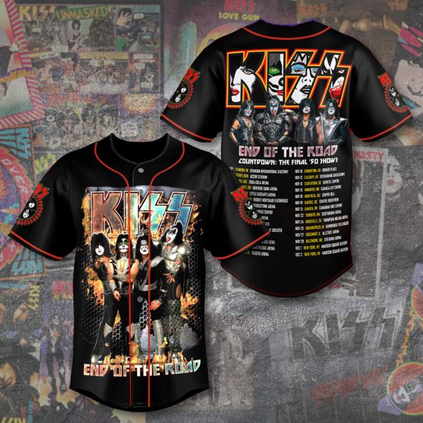 Kiss Band Baseball Jersey - ANHNV 1909