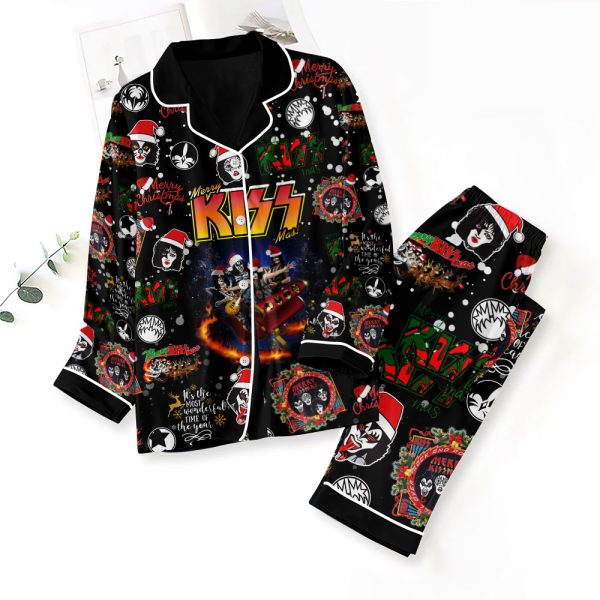 Kiss Band Button Down Pajamas Set - ANHNV 1911
