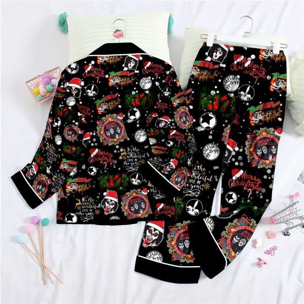 Kiss Band Button Down Pajamas Set - ANHNV 1911