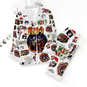 Kiss Band Button Down Pajamas Set - ANHNV 1911