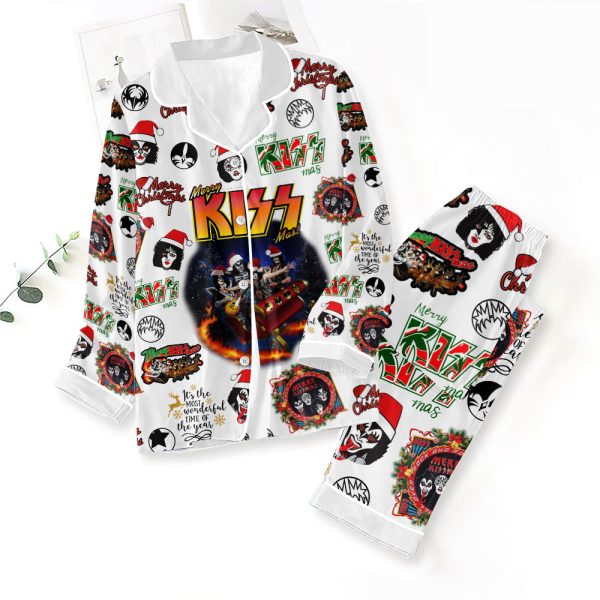 Kiss Band Button Down Pajamas Set - ANHNV 1911