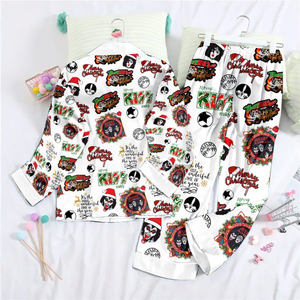 Kiss Band Button Down Pajamas Set - ANHNV 1911
