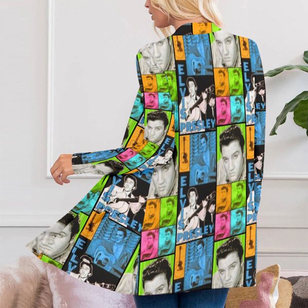 Elvis Presley Women's Patch Pocket Cardigan - ANHNV 1928