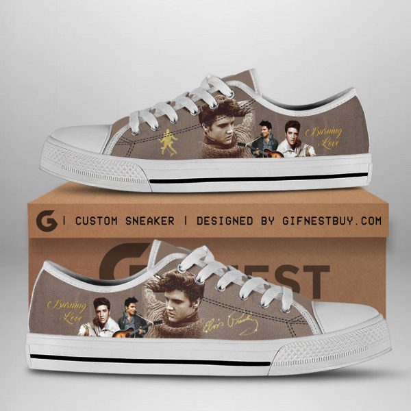 Elvis Presley Low Top Canvas Shoes - ANHNV 1929