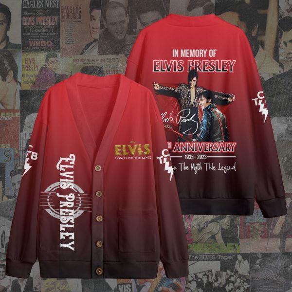 Elvis Presley Unisex Knitted Cardigan - ANHNV 1939