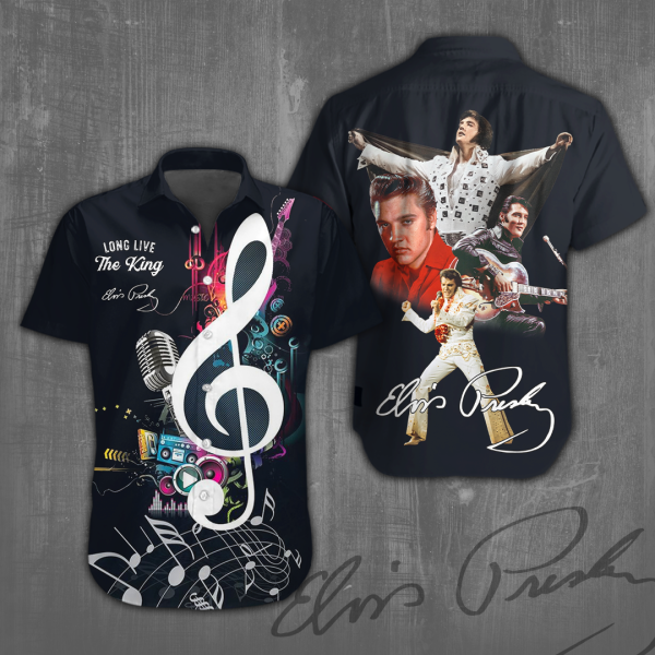 Elvis Presley Short Sleeve Dress Shirt - ANHNV 971