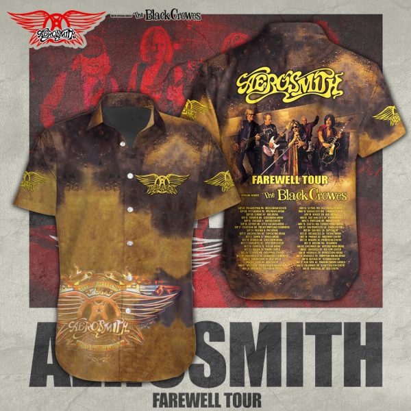 Aerosmith Short Sleeve Dress Shirt - TANTN 2245