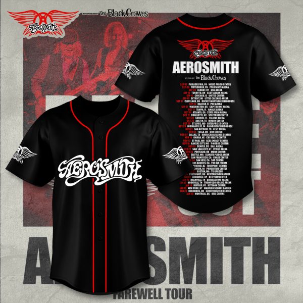 Aerosmith Baseball Jersey - TANTN 2186