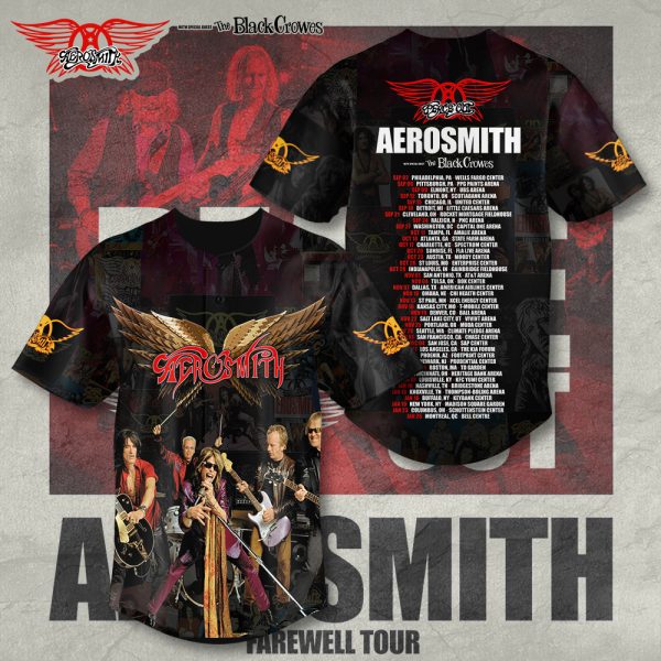Aerosmith Baseball Jersey - TANTN 2247