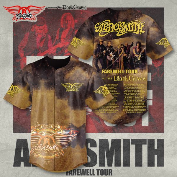 Aerosmith Baseball Jersey - TANTN 2286