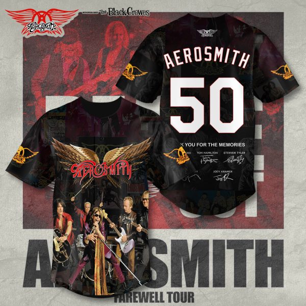 Aerosmith Baseball Jersey - TANTN 2355