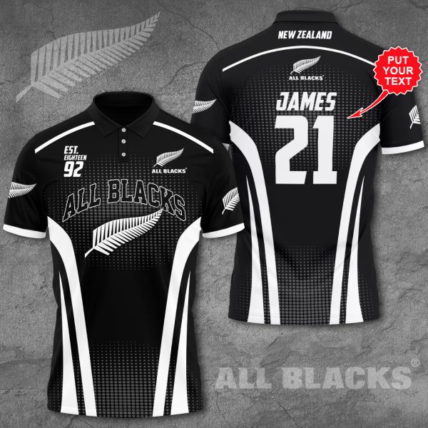 Personalized New Zealand National Rugby Union Team All Blacks 3D Apparel - VANDH 951