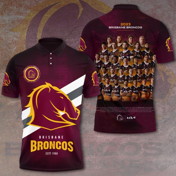 Brisbane Broncos 3D Apparel - VANDH 1116
