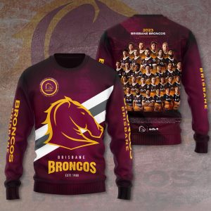 Brisbane Broncos 3D Apparel - VANDH 1116
