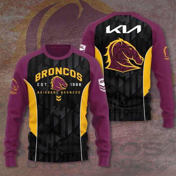 Brisbane Broncos 3D Apparel - VANDH 861