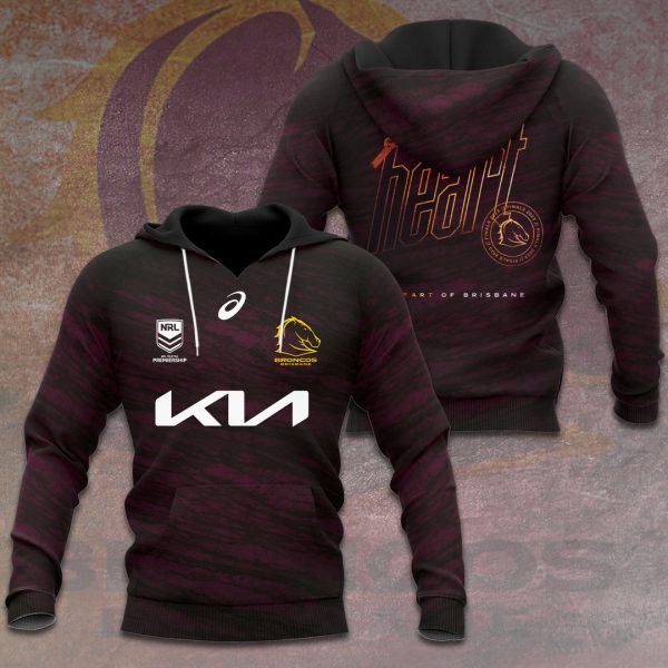 Brisbane Broncos 3D Apparel - VANDH 1079
