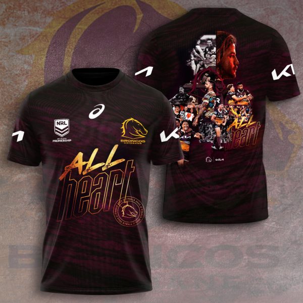 Brisbane Broncos 3D Apparel - VANDH 1081