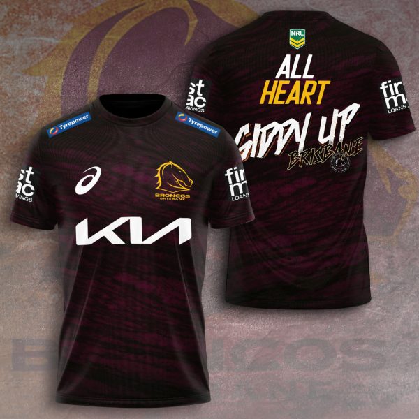 Brisbane Broncos 3D Apparel - VANDH 1087