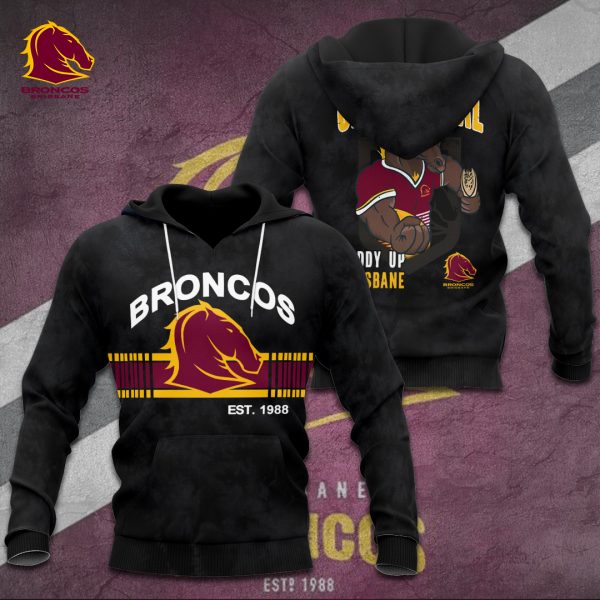 Brisbane Broncos 3D Apparel - TANTN 2554