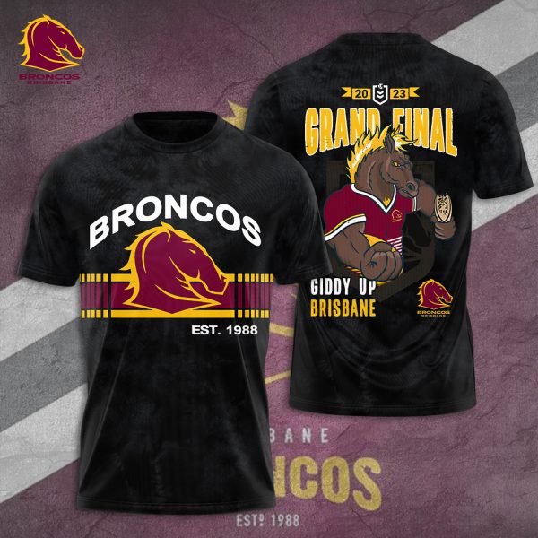 Brisbane Broncos 3D Apparel - TANTN 2554