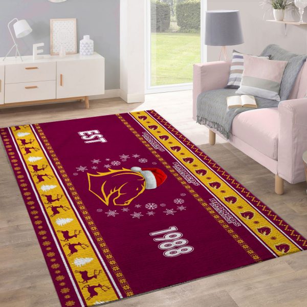 Brisbane Broncos Rectangular Rug - TANTN 2167