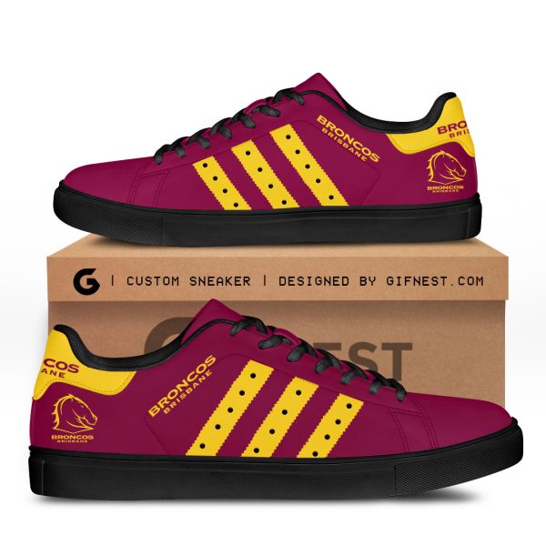 Brisbane Broncos Custom SS Shoes - VANDH 932