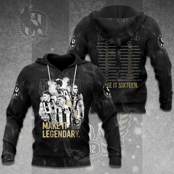Collingwood FC 3D Apparel - VANDH 1083