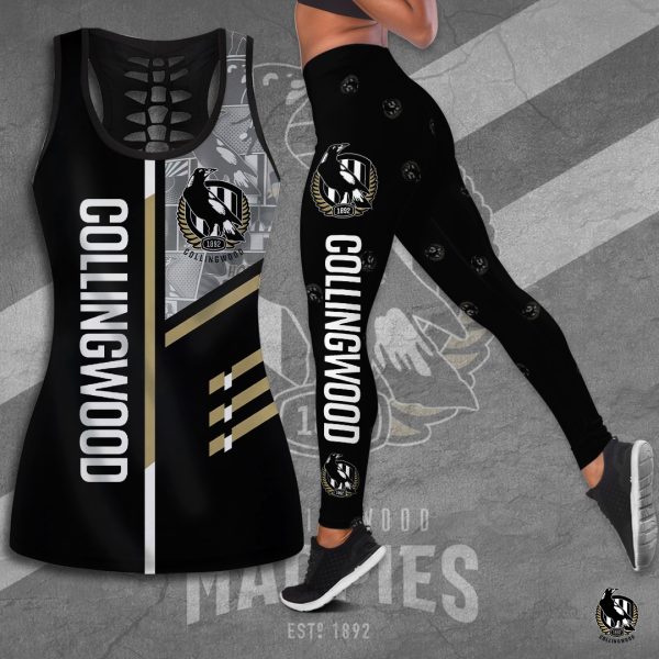 Collingwood FC Hollow Tank Top Leggings - TANTN 2544