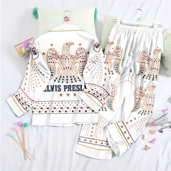Elvis Presley Button Down Pajamas Set - NGHIAVT 0596