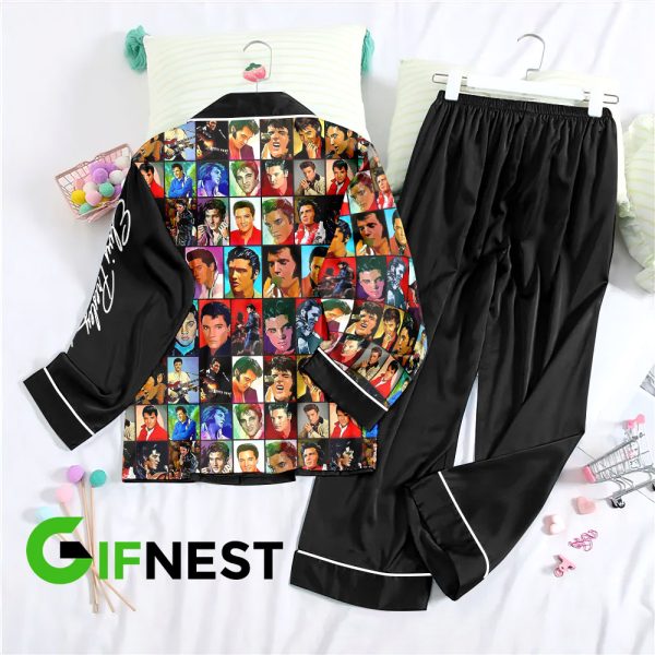 Elvis Presley Button Down Pajamas Set – VANDH 1099