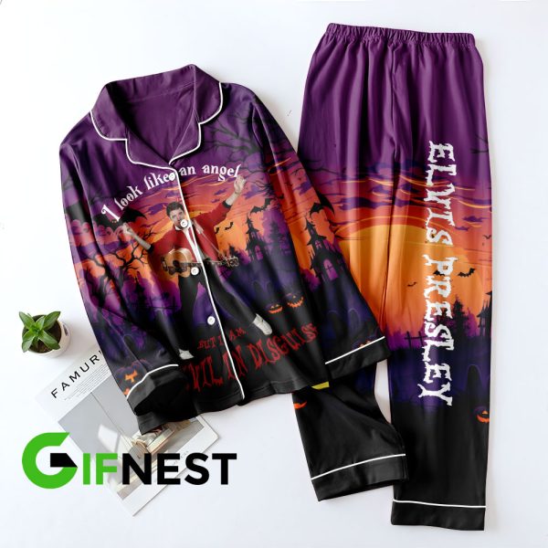 Elvis Presley Button Down Pajamas Set – VANDH 1104