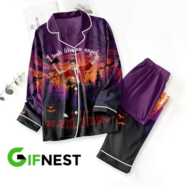 Elvis Presley Button Down Pajamas Set – VANDH 1104
