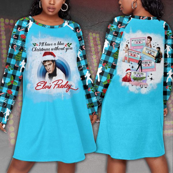 Elvis Presley Dress With Raglan Sleeve (Plus Size) – VANDH 890