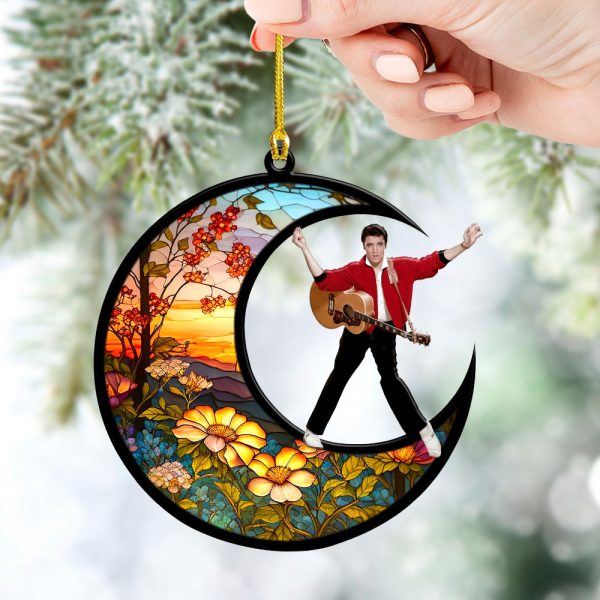 Elvis Presley 2-Side Printed Acrylic Ornament - VANDH 1015.1
