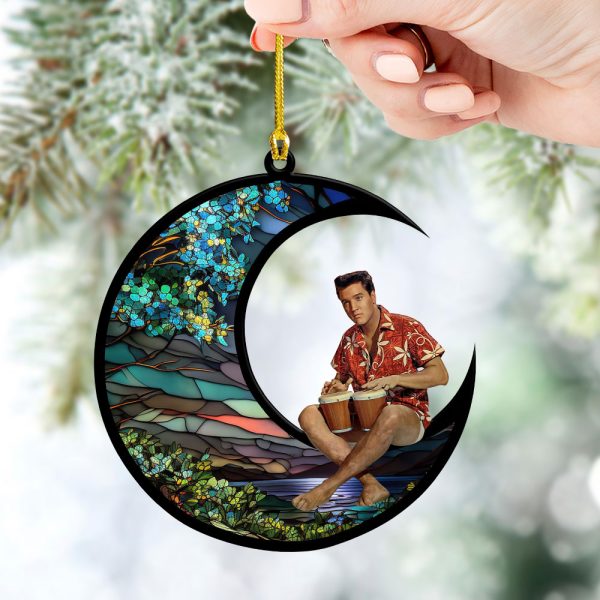 Elvis Presley 2-Side Printed Acrylic Ornament - VANDH 1015.2