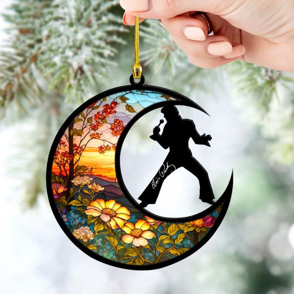 Elvis Presley 2-Side Printed Acrylic Ornament - VANDH 1015.5
