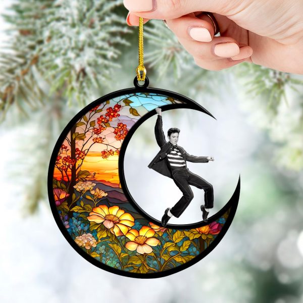 Elvis Presley 2-Side Printed Acrylic Ornament - VANDH 1015.6