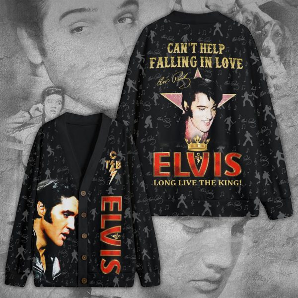 Elvis Presley Unisex Knitted Cardigan - VANDH 1122