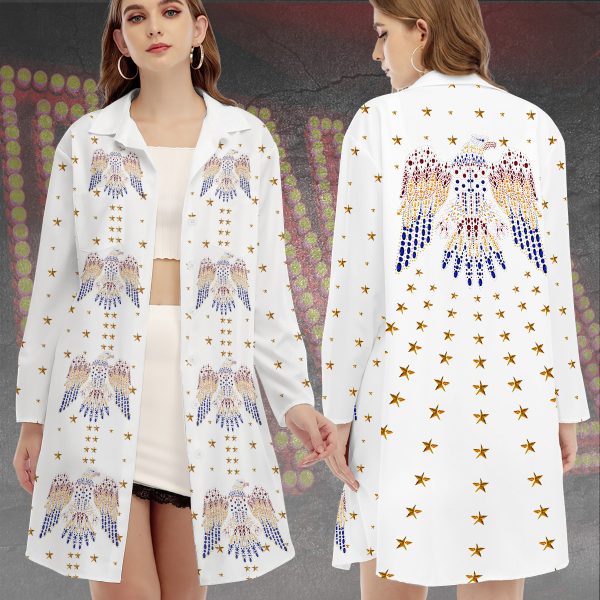 Elvis Presley Side Split Dress With Shirt Placket – VANDH 881