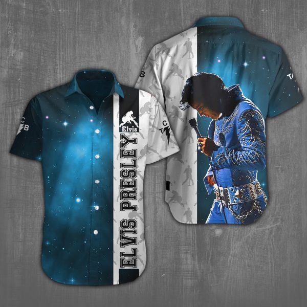 Elvis Presley Short Sleeve Dress Shirt - ANHNV 903