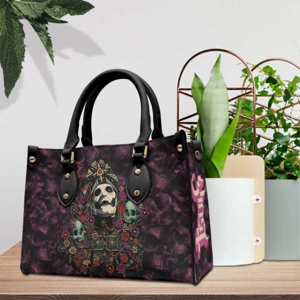 Ghost Band Leather HandBag - TANTN 2157