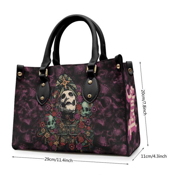Ghost Band Leather HandBag - TANTN 2157