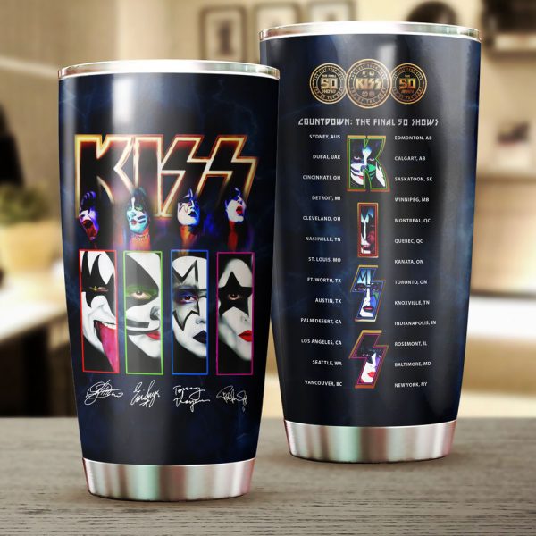 Kiss Band Tumbler Cup - NGHIAVT 0618