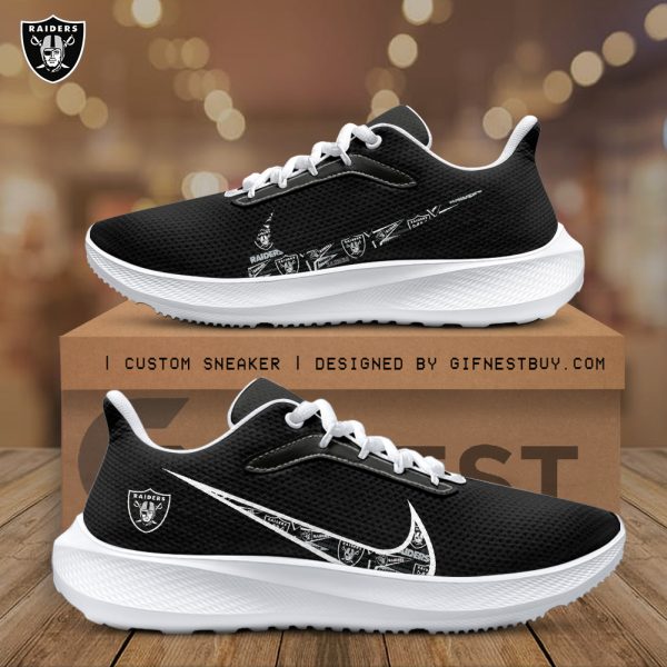 Las Vegas Raiders Nike Running Sneaker - TANTN 2236