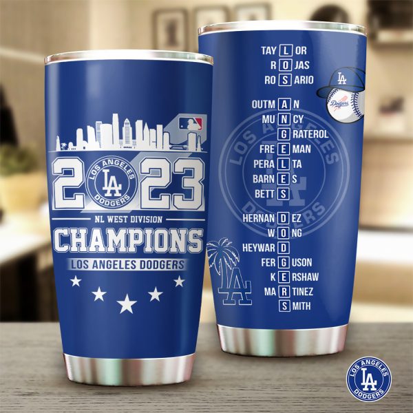 Los Angeles Dodgers Tumbler Cup - TANTN 2398