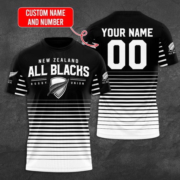 Personalized New Zealand National Rugby Union Team All Blacks 3D Apparel - VANDH 906